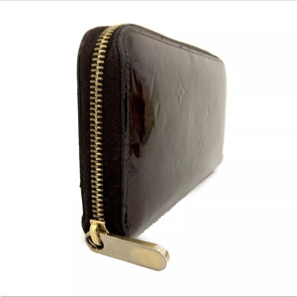 100% Authentic Louis Vuitton Monogram Vernis Zippy Wallet Patent - Picture 9 of 15